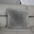 Decorative New Luxury Series Merino Style Off-White Fur Throw Pillow Case Cushion Cover Pillow Covers for Bed